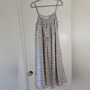 Carly Jean Floral Spaghetti Strap Midi Dress